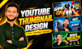 design a professional and clickable youtube thumbnail