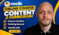 create online course content, e learning curriculum and training manual
