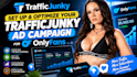 setup traffic junky campaign for onlyfans