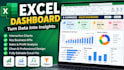 create a professional excel dashboard with charts and kpis
