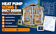 do heat pump sizing, duct design with manual j, s , d calculations