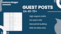secure quality business guest postings