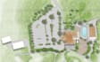 render architectural site plan, master plan, landscape plan