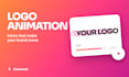 create a custom logo animation intro for your brand