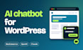 build a custom ai chatbot for wordpress or woocommerce trained on your data