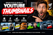 design eye catching youtube thumbnails within 1 hour
