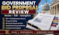 review edit and improve your government bid proposal