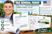 prepare your tree removal permit and city environmental compliance files