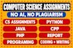 do computer science assigned, java, cpp, python programming tasks and projects