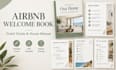 design an airbnb welcome book guest guide in canva