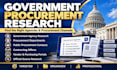 research government agencies and procurement contacts