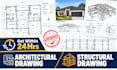 do architectural drawing, structural drawing, structural engineer, city permit
