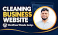build a wordpress website for your cleaning business