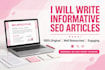 write blog post and articles