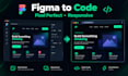 convert your figma design to a pixel perfect responsive website