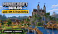 build professional survival or creative minecraft structures