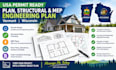 usa permit ready plan, structural and mep engineering plan in vermont wisconsin
