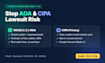 audit and fix website ada wcag accessibility and cipa privacy compliance