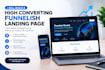 build a high converting funnelish landing page