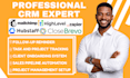 setup hubstaff crm close crm brevo mailchimp gohighlevel zapier integration