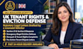 draft a legal eviction response letter UK section 21 section 8