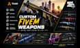 create fivem weapon, fivem gun pack, model fivem weapom pack, game assets, gta v