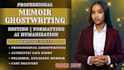 ghostwrite your memoir as a professional memoir ghostwriter