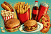 food pop art illustrations