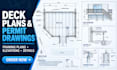 create deck plans, framing plans and deck permit  drawings