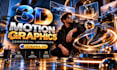 create 3d motion  graphics and animation in cinema 4d