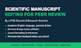 edit and proofread your scientific manuscript for journal peer review