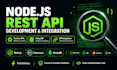 build nodejs rest API, express js API and mongodb backend