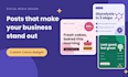 create social media posts
