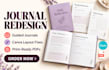redesign your guided journal, fix canva layouts, create print ready pdfs