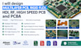 design multilayer pcb, rigid flex, hdi, rf, high speed, pcb and pcba