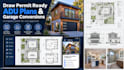 draw permit ready adu plans and garage conversions