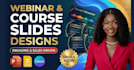 design webinar presentation online course powerpoint canva slides training deck
