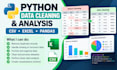 clean and analyze your data using python pandas