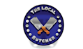 design monogram local butcher brand logo