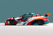 create racing car wrap, itasha wrap design with extreme