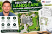 design residential landscape site plans and hardscape layout
