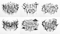 do atmospheric black post black depressive black metal logo