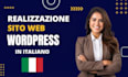 be your expert italian wordpress designer, redesign your website using wpbakery