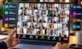 attend your zoom with 20 participants with webcam