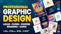 do professional graphic design, logo, flyers, and posters