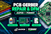 fix and optimize your pcb gerber files for jlcpcb and pcbway