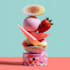 food pop art illustrations