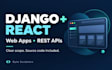fix django bugs and build rest apis and react web apps