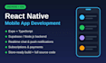 develop a react native mobile app with expo and supabase