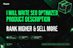 write SEO optimized amazon product description that sell